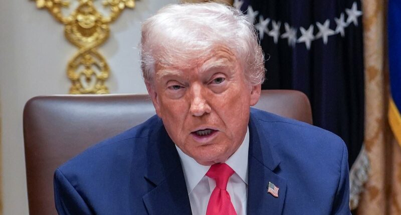 Trump fires off furious expletive as he's grilled on 'war crime' strike on drug smugglers