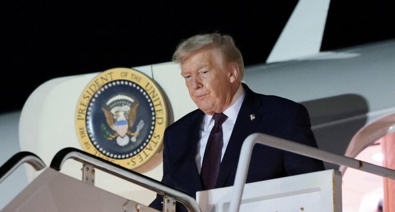 Trump flees growing backlash over Epstein redactions for holiday break