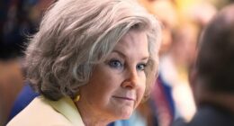 FILE - White House Chief of Staff Susie Wiles listens during a cabinet meeting at the White House, April 30, 2025, in Washington. (AP Photo/Evan Vucci, File)