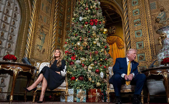 Trump warns against infiltration by a 'bad Santa,' defends coal in jovial Christmas calls with kids