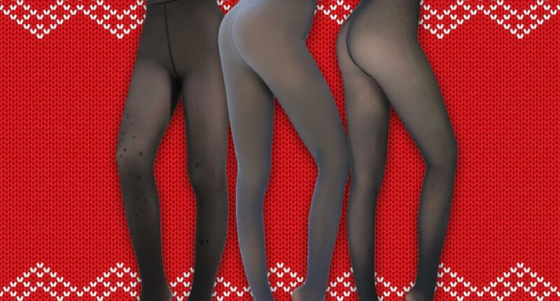 UISLII Fleece Lined Tights review: 44% off warm sheer-look tights