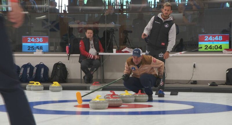 U.S. Curling Team trains at Minnesota Vikings facility ahead of 2026 Olympics