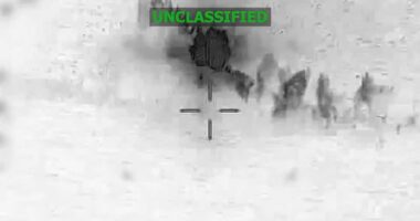 US strikes 'terrorist boat' lurking in international waters