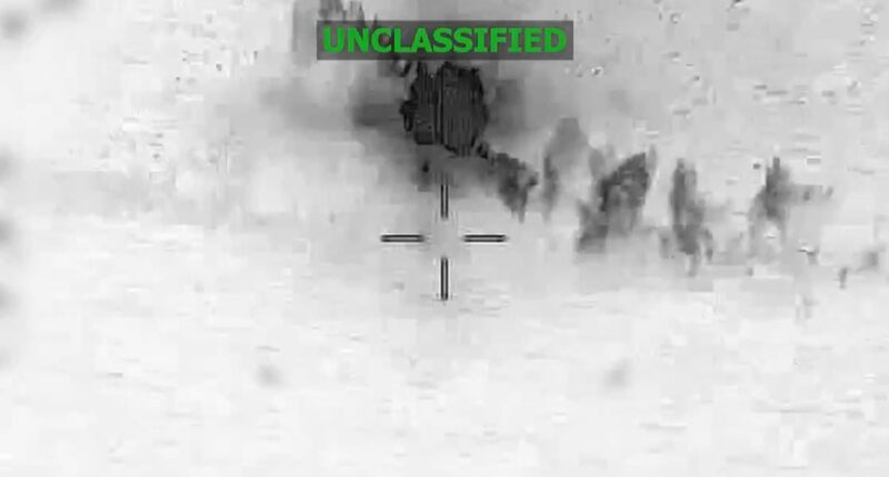 US strikes 'terrorist boat' lurking in international waters