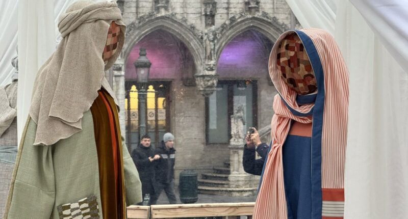 Unusual ‘zombie’ Jesus statue snatched from Belgian nativity scene