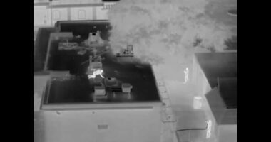 VIDEO: Orlando police use drone to capture rooftop burglar suspect after store theft
