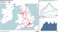 Warning over 'bed-blockers' as NHS teeters on brink of flunami and strike meltdown with up to a THIRD of beds at jam-packed hospitals taken up by patients fit enough to go home... so how busy is YOUR local?