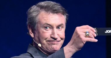Wayne Gretzky is brutally taunted after butchering countries' names in front of pal Trump at World Cup draw