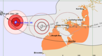 Severe tropical Cyclone Haley is making its way towards the northwest of Western Australia's Kimberley coast.