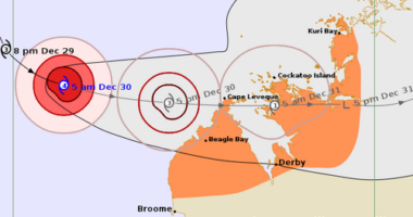 Severe tropical Cyclone Haley is making its way towards the northwest of Western Australia's Kimberley coast.