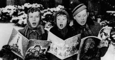 Which beloved Christmas carol is believed to contain a secret message calling for the overthrow of the Royal family?