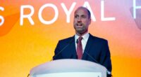 William reminisces as he returns to Wales to give speech at summit