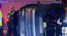 A drunk driver who was more than five times the legal limit has come dangerously close to disaster in one of Adelaide's most affluent coastal suburbs.