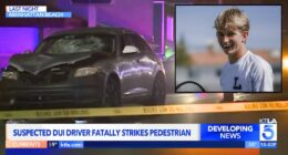 Woman who plowed into high school tennis star walking through intersection is charged with murder: DA