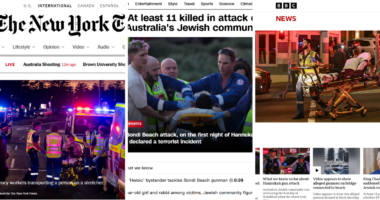 World reacts to Bondi Beach terror attack