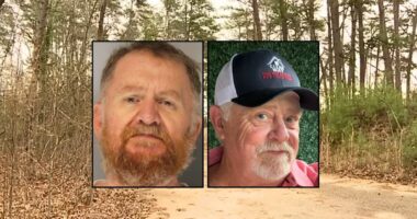 'Yeah, you do that': Man taunts wife of grandfather he shot dead as she frantically tells herself 'I gotta call 911' after murder during dog walk, cops say