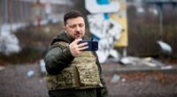 Zelenskyy visits frontline Ukrainian city weeks after Russia claimed it took control