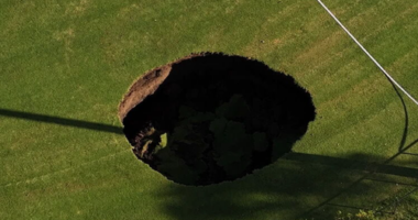 Sinkhole in Heidelberg