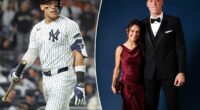 Aaron Judge celebrates latest MVP title with wife during NYC date night