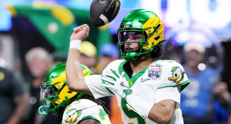 After Dante Moore’s disastrous performance in Peach Bowl loss, the Jets are in quite a predicament