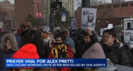 Alex Pretti Minneapolis, Minnesota shooting: Chicago nurses join labor, faith leaders in prayer vigil at Jesse Brown VA hospital