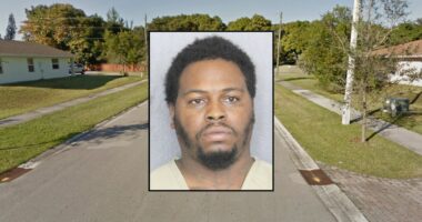 'All the way to the bone': Husband knocked his wife unconscious and stabbed her 8-year-old daughter who came to her rescue, police say