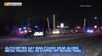 Allen Chiquini, found dead near Metra train tracks in Libertyville, Illinois, fell off moving train, coroner says
