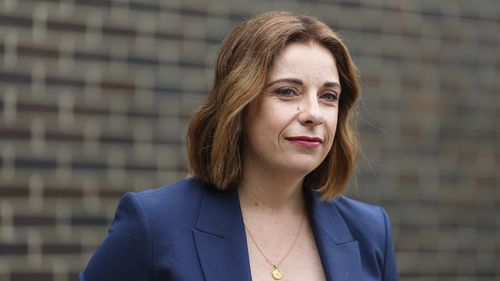 Minister for Communications and Minister for Sport Anika Wells during a visit to St John Paul II College to meet with students and staff, in Canberra on Thursday 11 December 2025.