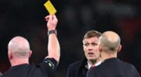 Angry Man United caretaker boss Darren Fletcher confronts officials after dismal Man United defeat - as he hits out at 'poor refereeing'