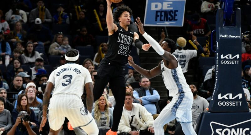 Another slow start dooms shorthanded Nets in 103-98 loss to Memphis