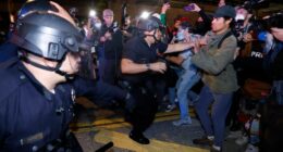 Anti-ICE Mob Descends on Downtown Los Angeles As LAPD Forced to Call Tactical Alert