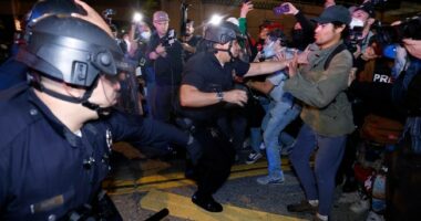 Anti-ICE Mob Descends on Downtown Los Angeles As LAPD Forced to Call Tactical Alert