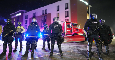 Anti-ICE agitators arrested outside Minnesota hotel as police declare unlawful assembly: 'No longer peaceful'