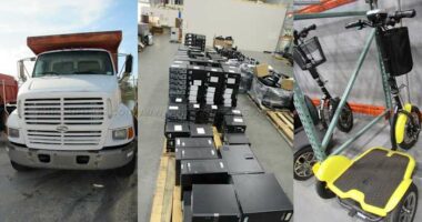 At this Orange County auction, you can get an SUV for $400, and a dump truck for $1K