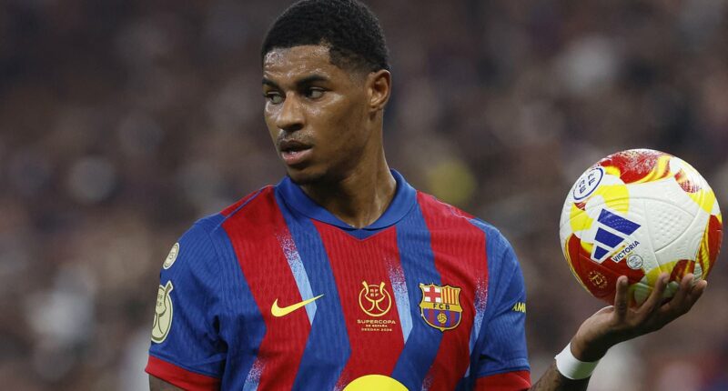 Barcelona 'make their stance clear over Marcus Rashford's future' with Man United star's loan expiring at end of the season