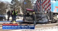 Bartlett Public Works employee David Hoday killed after Metra Milwaukee District West train hit snowplow at Oak, Railroad avenues