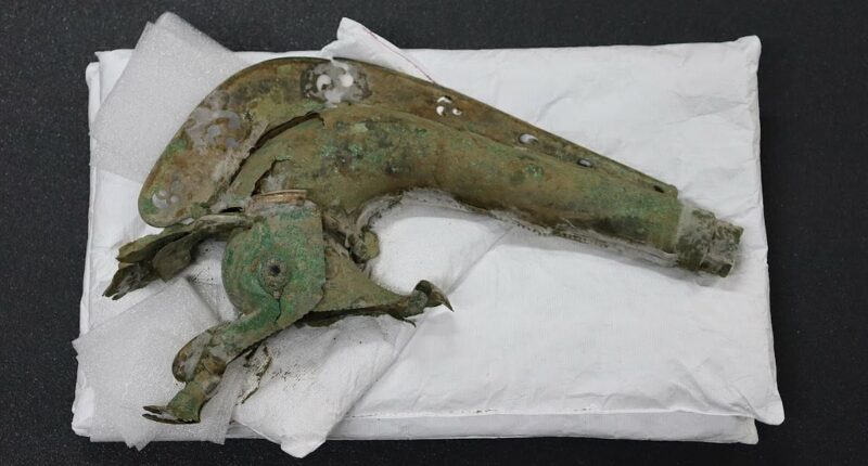 Battle trumpet among stunning hoard of Iron Age items found in Norfolk