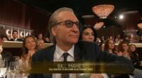 Bill Maher is mocked by Wanda Sykes on stage at 2026 Golden Globes