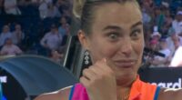 Blushing Aryna Sabalenka makes a VERY racy comment about Carlos Alcaraz after another win at the Australian Open