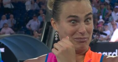 Blushing Aryna Sabalenka makes a VERY racy comment about Carlos Alcaraz after another win at the Australian Open
