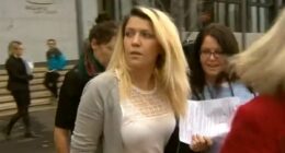 Breathtaking next move of evil blonde on ice who mowed down cyclist