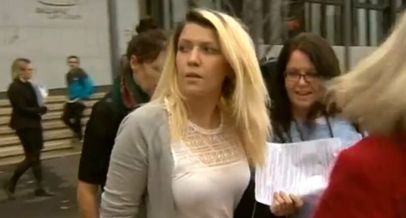 Breathtaking next move of evil blonde on ice who mowed down cyclist