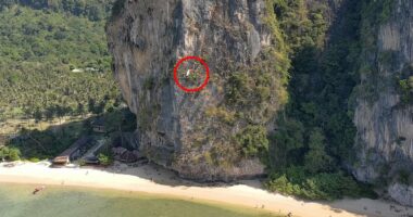 Brit stuck on cliff-face for six hours after failed paraglide attempt