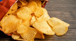 Britons eat the 'equivalent of 22 packets of crisps a day' in salt, increasing their risk of developing heart failure, dementia and diabetes