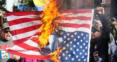 Chaos in Caracas: Supporters of Nicolas Maduro take to the streets