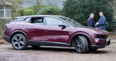 Charles and Camilla seen for first time in their new £160K Lotus EV