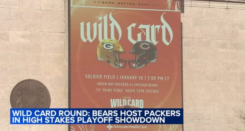 Chicago Bears fans buzzing ahead of playoff matchup with Green Bay Packers at Soldier Field