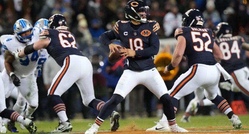 Chicago Bears lose to Detroit Lions, but still secure NFC No. 2 seed thanks to Philadelphia Eagles' loss to Washington Commanders
