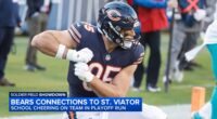Chicago Bears news: St. Viator High School cheering on alum Cole Kmet as Bears continue playoff run, face Los Angeles Rams