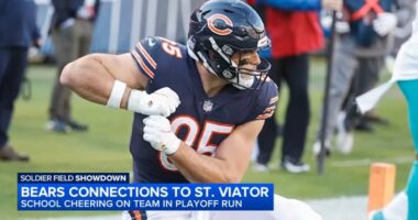 Chicago Bears news: St. Viator High School cheering on alum Cole Kmet as Bears continue playoff run, face Los Angeles Rams
